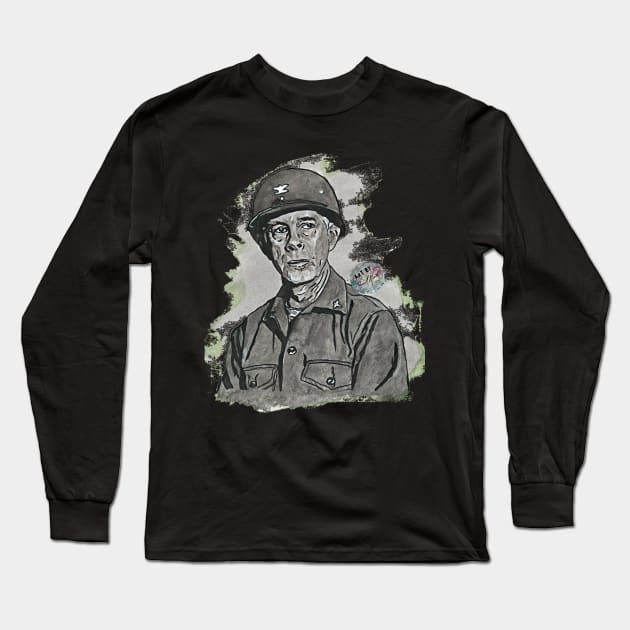 MASH, Colonel Potter Long Sleeve T-Shirt by BladeAvenger
